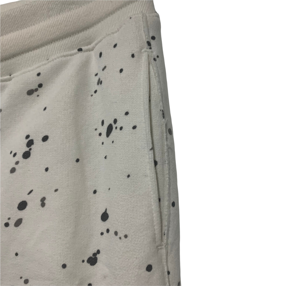 Alternative Apparel 80s White Black Paint Splatter High Rise Joggers‎ Medium New - Picture 3 of 8